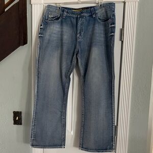 Rock & Roll Cannon Loose Fit Men's Jeans 42 x 32 straight leg - Blue